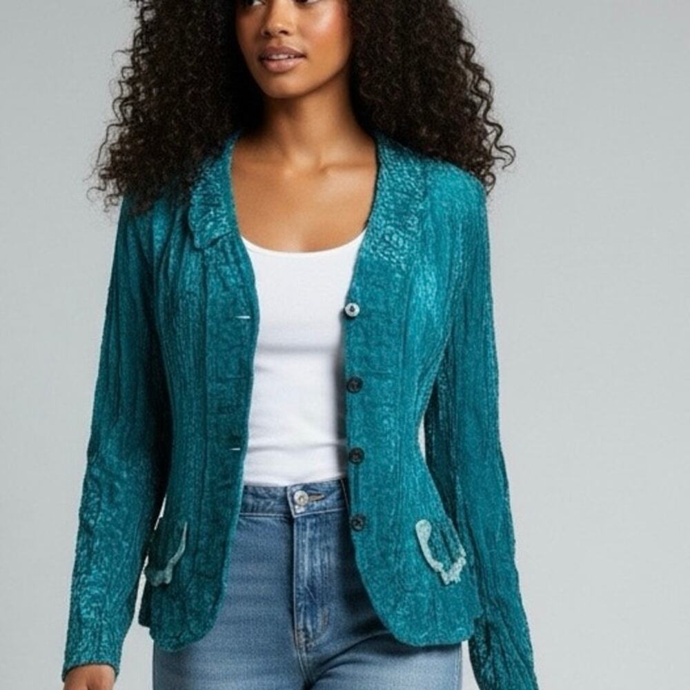 Y2K Fantazia crinkle Shacket size medium NWT size med